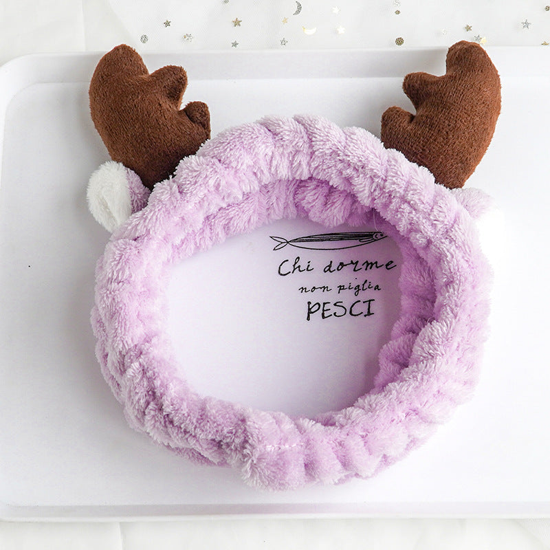 Cute Panda Ear Soft Carol Fleece Women Headband Cute Panda Ear Soft Carol Fleece Women Headband